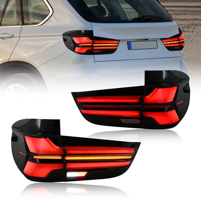 Feux Arrière LED BMW X5 E70 F15 2007-2018 - vue de face - Becquet Voiture