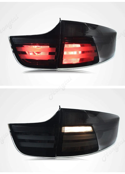 Feux Arrière LED BMW X6 E71 Look Performance - installé sur véhicule - Becquet Voiture