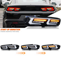 Feux Arrière LED Chevrolet Camaro 2019-2026 - vue de trois-quarts - Becquet Voiture