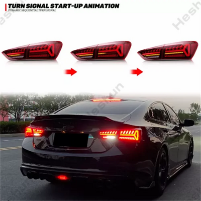 Feux Arrière LED Chevrolet Malibu XL (2016-2019) Séquentiels - installé sur véhicule - Becquet Voiture