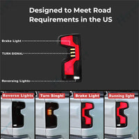 Feux Arrière LED Chevrolet Silverado 1500 2500 3500 2019-2025 - vue de trois-quarts - Becquet Voiture