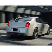 Dynamic Animation LED Taillights for Chrysler 300 300C 300S 2011-2014 - fitted on vehicle - Becquet Voiture
