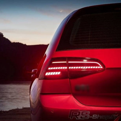 Feux Arriere LED Clignotant Dynamique Golf 7 - vue arrière - Becquet Voiture