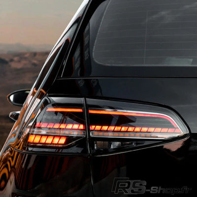 Feux Arriere LED Clignotant Dynamique Golf 7 - vue de profil - Becquet Voiture