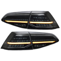 Feux Arriere LED Clignotant Dynamique Golf 7 - vue de trois-quarts - Becquet Voiture