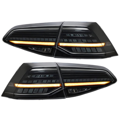 Feux Arriere LED Clignotant Dynamique Golf 7 - vue de trois-quarts - Becquet Voiture