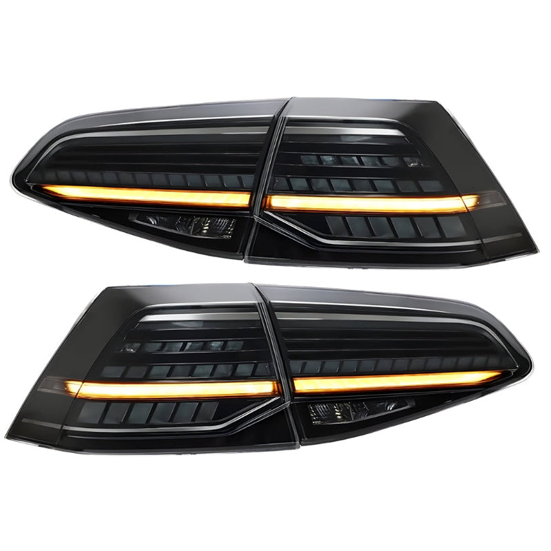 Feux Arriere LED Clignotant Dynamique Golf 7 - vue de trois-quarts - Becquet Voiture