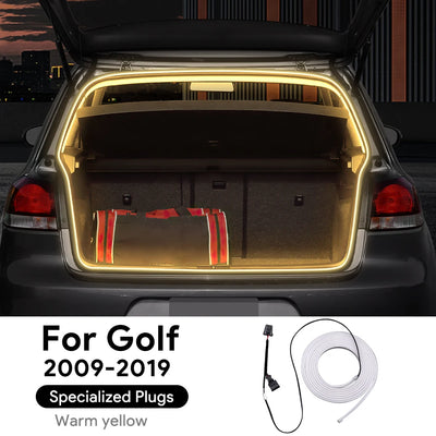 Feux Arrière LED de Coffre Volkswagen Golf 7 Golf 8 Polo - en situation - Becquet Voiture