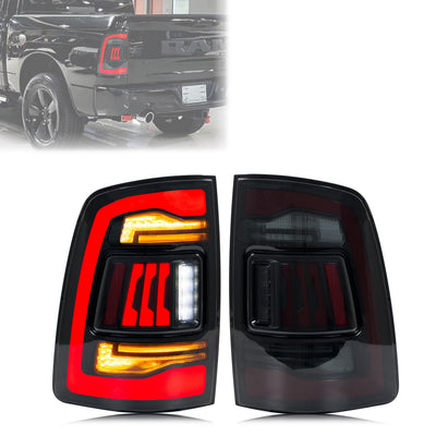 Feux Arrière LED Dodge Ram 1500 2009-2018 - vue de face - Becquet Voiture