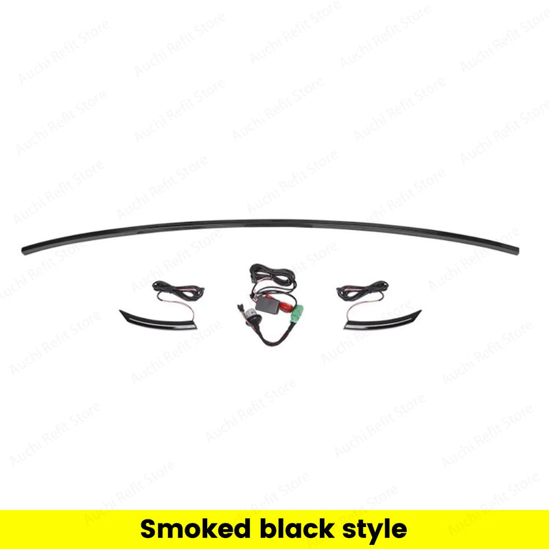 Dynamische LED-Heckleuchten Audi A6 A6L C8 (2019-2024) - Montagedetail - Becquet Voiture