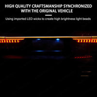 Dynamische LED-Heckleuchten Audi A6 A6L C8 (2019-2024) - Rückansicht - Becquet Voiture