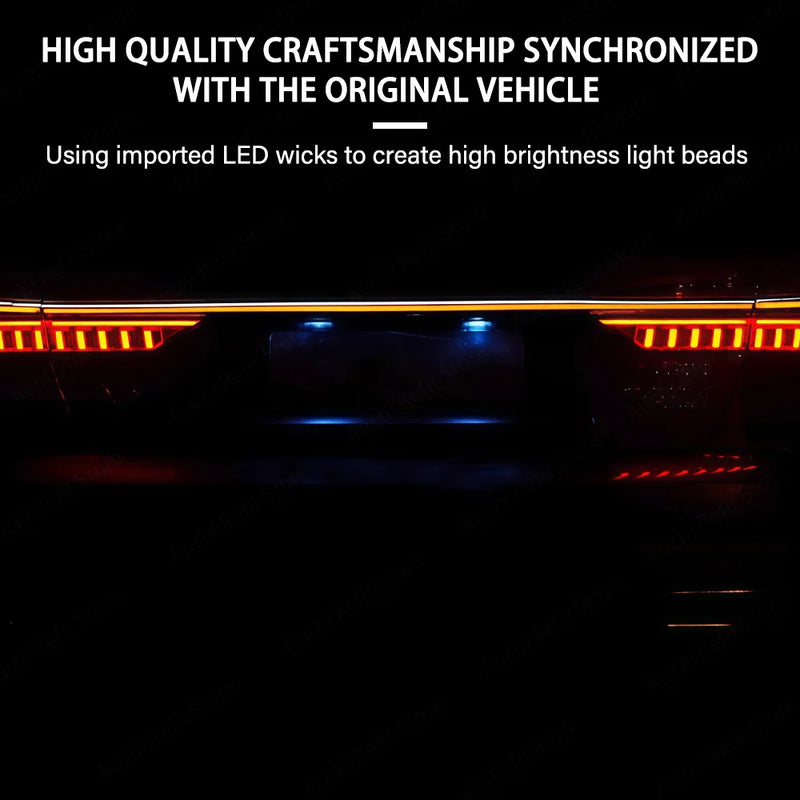 Dynamische LED-Heckleuchten Audi A6 A6L C8 (2019-2024) - Rückansicht - Becquet Voiture