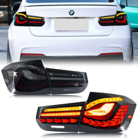 Feux Arrière LED Dynamiques BMW Série 3 F30 F80 2013-2018 - vue de face - Becquet Voiture