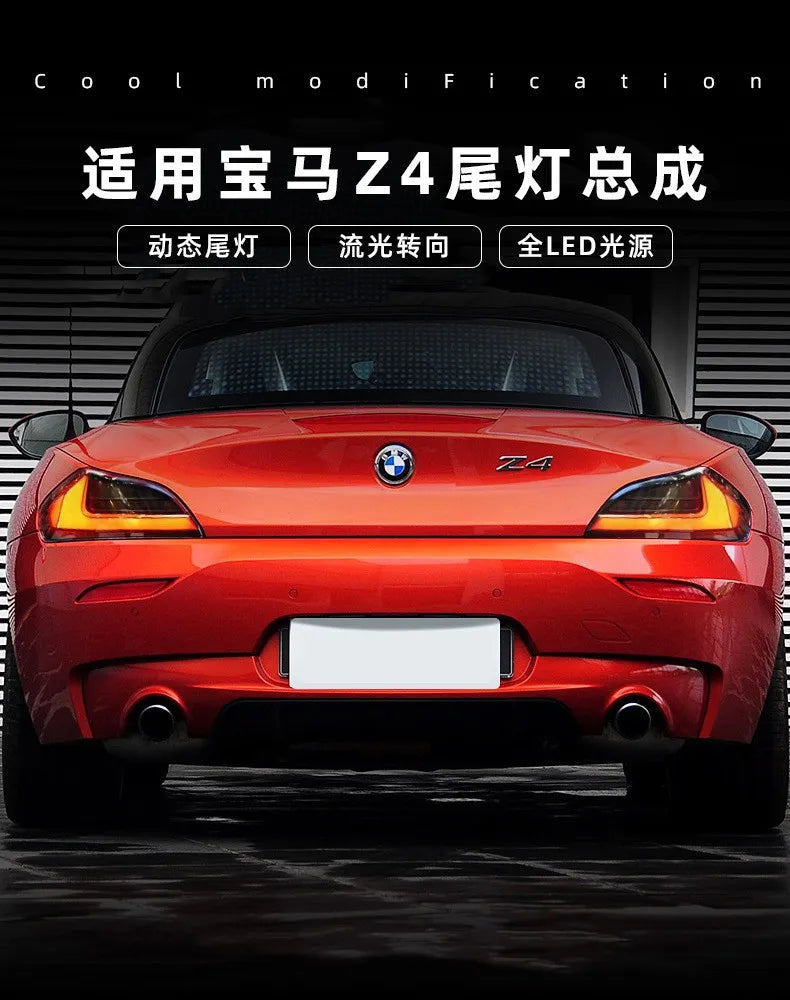 Feux Arrière LED Dynamiques BMW Z4 E89 2009-2016 - installé sur véhicule - Becquet Voiture