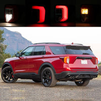 Feux Arrière LED Ford Explorer ST 2020-2023 - vue de profil - Becquet Voiture