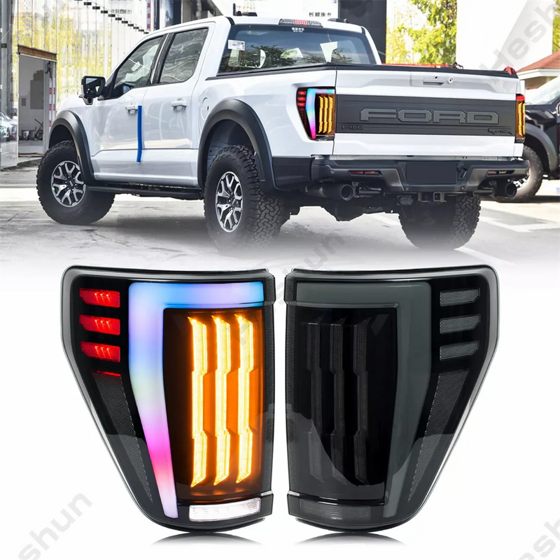 Feux Arrière LED Ford F150 Pick-Up 2021-2023 Paire - détail du montage - Becquet Voiture