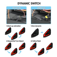 Feux Arrière LED Ford Fiesta 2009-2015 Animation - installé sur véhicule - Becquet Voiture