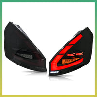 Feux Arrière LED Ford Fiesta 2009-2015 Animation - vue arrière - Becquet Voiture
