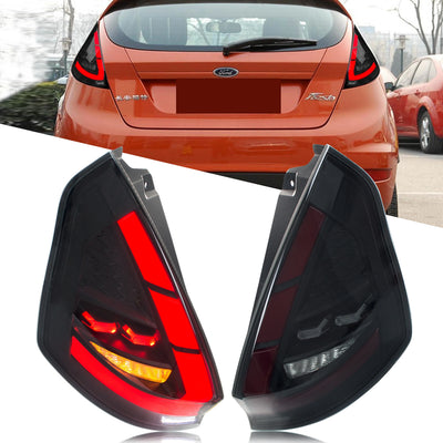 Feux Arrière LED Ford Fiesta MK7 MK7.5 2008-2020 - vue de face - Becquet Voiture
