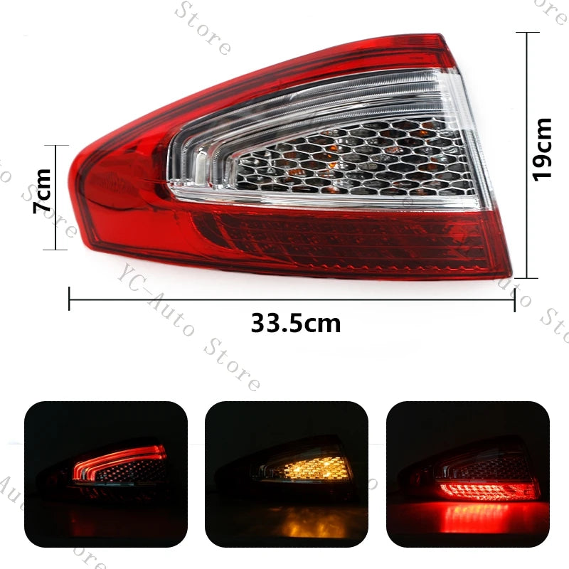 Feux Arrière LED Ford Mondeo 2011-2012 - vue arrière - Becquet Voiture