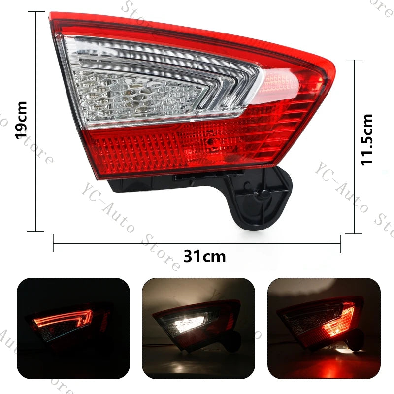 Feux Arrière LED Ford Mondeo 2011-2012 - vue de trois-quarts - Becquet Voiture