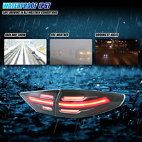 Feux Arrière LED Ford Mondeo 2013-2020 - installé sur véhicule - Becquet Voiture