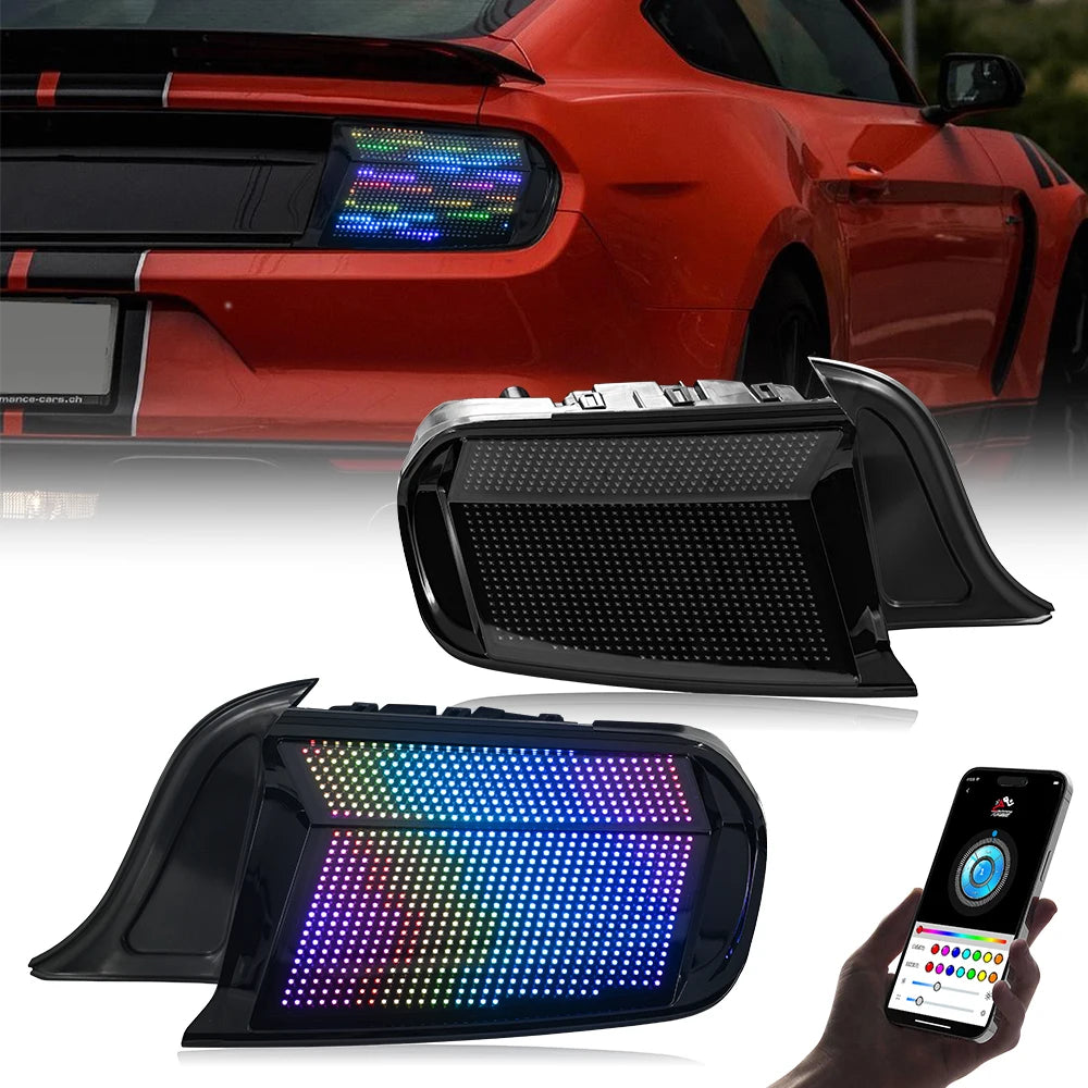 Feux Arrière LED Ford Mustang 2015-2023 - vue de face - Becquet Voiture