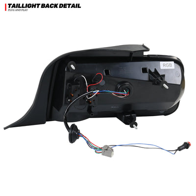 Feux Arrière LED Ford Mustang GT 2005-2009 - installé sur véhicule - Becquet Voiture
