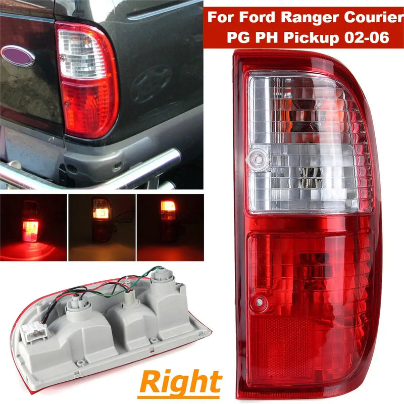 Feux Arrière LED Ford Ranger Courier PG PH 2002-2006 - vue de trois-quarts - Becquet Voiture