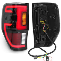 Feux Arrière LED Ford Ranger T6 T7 T8 2012-2022 - vue de trois-quarts - Becquet Voiture