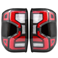 Feux Arrière LED Ford Ranger T9 2022-2023 - vue de dessus - Becquet Voiture