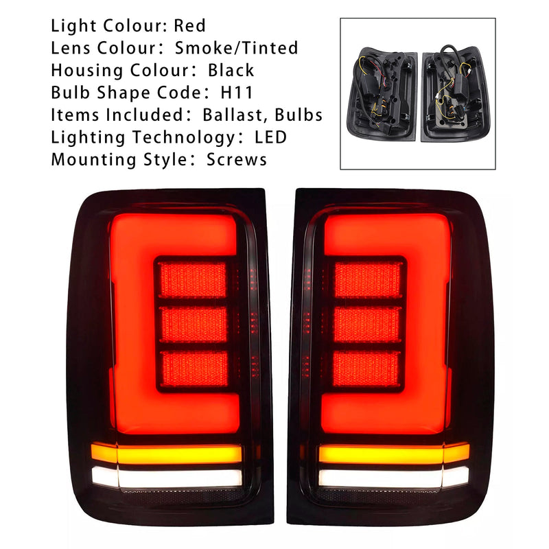 Feux Arrière LED Fumé VW Amarok V6 2009-2019 - détail du montage 2 - Becquet Voiture