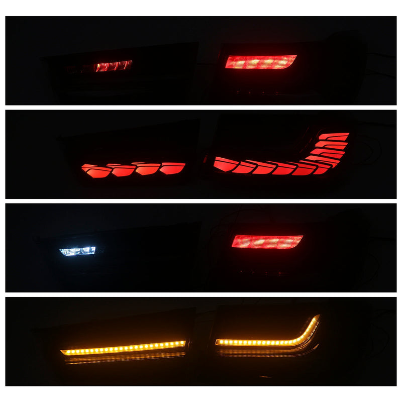 Feux Arrière LED Fumés BMW Série 3 G20 G28 G80 M3 2019-2024 - en situation - Becquet Voiture