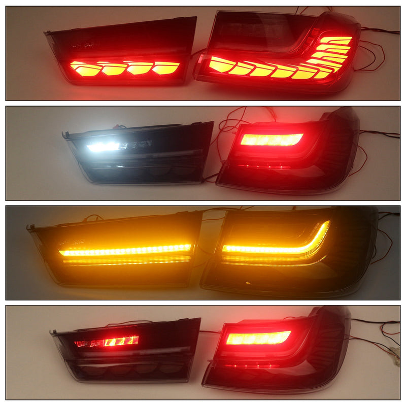 Feux Arrière LED Fumés BMW Série 3 G20 G28 G80 M3 2019-2024 - vue de dessus - Becquet Voiture
