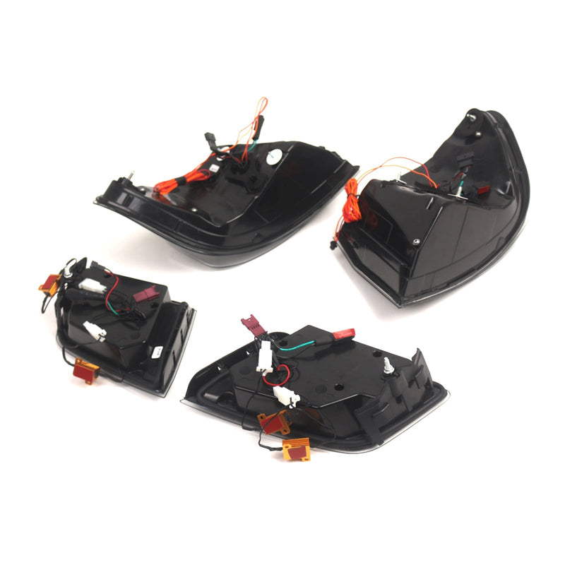 Feux Arrière LED Fumés BMW Série 5 F10 F18 M5 2010-2016 - installé sur véhicule 2 - Becquet Voiture