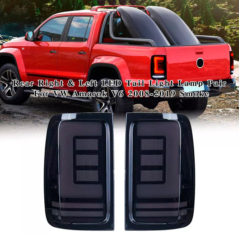 Feux Arrière LED Fumés VW Amarok V6 2008-2019 v2 - packshot studio - Becquet Voiture
