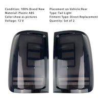 Feux Arrière LED Fumés VW Amarok V6 2008-2019 v2 - vue de dessus 2 - Becquet Voiture