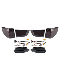 LED-Rückleuchten Links Rechts BMW X5 F15 2014-2018 Schwarz - Rückansicht - Becquet Voiture