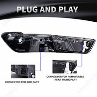 Feux Arrière LED GTS BMW Série 3 G20 G80 M3 (2019-2024) - packshot studio - Becquet Voiture