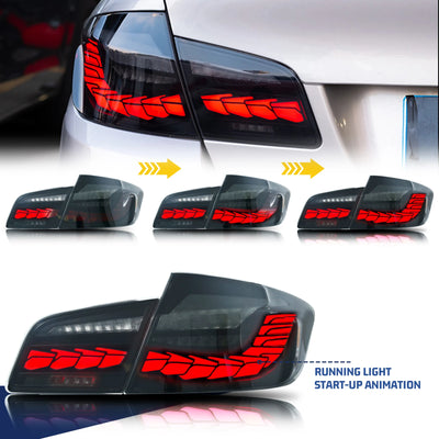 Feux Arrière LED GTS BMW Série 5 F10 2009-2016 - vue arrière - Becquet Voiture
