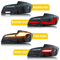 Feux Arrière LED GTS BMW Série 5 F10 2009-2016 - vue de profil - Becquet Voiture