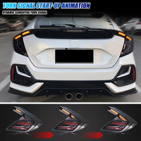Feux Arrière LED Honda Civic 2016-2021 Type-R - installé sur véhicule - Becquet Voiture
