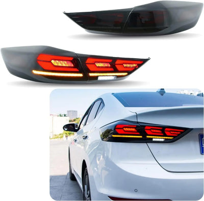 Feux Arriere LED Hyundai Elantra Sequentiels 2016-2018 - détail du montage - Becquet Voiture