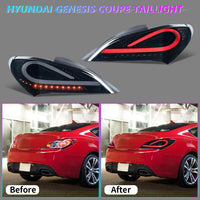 Feux Arrière LED Hyundai Genesis Coupé Sport - vue arrière - Becquet Voiture