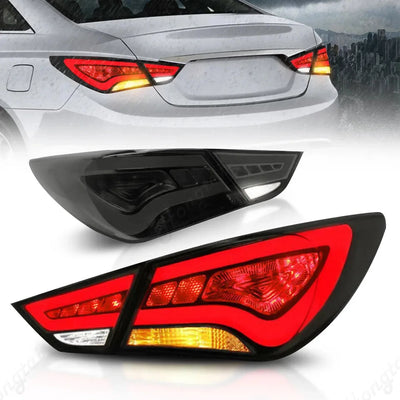 Feux Arriere LED Hyundai Sonata 2011-2014 OLED - vue arrière - Becquet Voiture