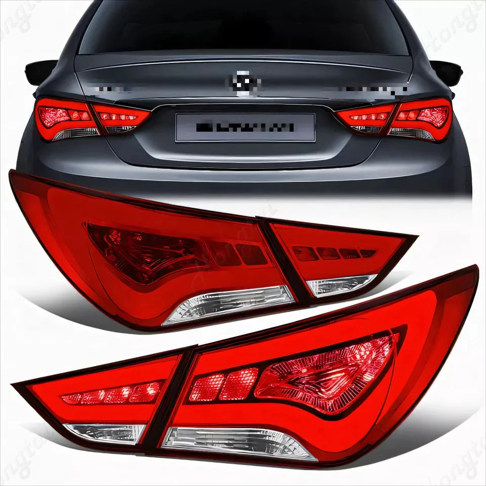Feux Arriere LED Hyundai Sonata 2011-2014 OLED - vue de face - Becquet Voiture