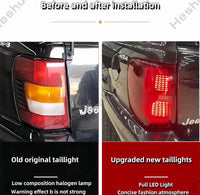 Feux Arrière LED Jeep Grand Cherokee WJ MK2 1999-2004 Paire - vue arrière - Becquet Voiture