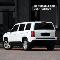 Feux Arrière LED Jeep Patriot Look Sport Fumé - vue de profil - Becquet Voiture