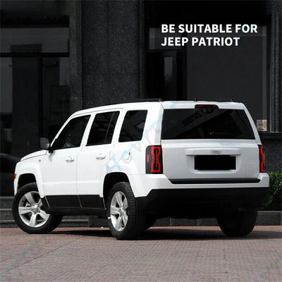 Feux Arrière LED Jeep Patriot Look Sport Fumé - vue de profil - Becquet Voiture