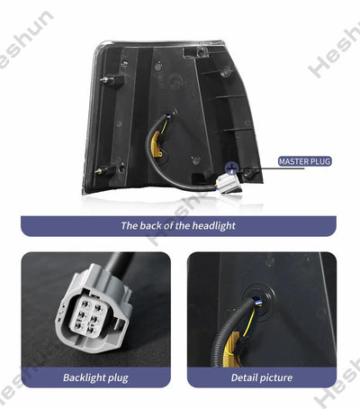 Feux Arrière LED Land Rover Range Rover Sport L320 (2005-2013) - packshot studio - Becquet Voiture